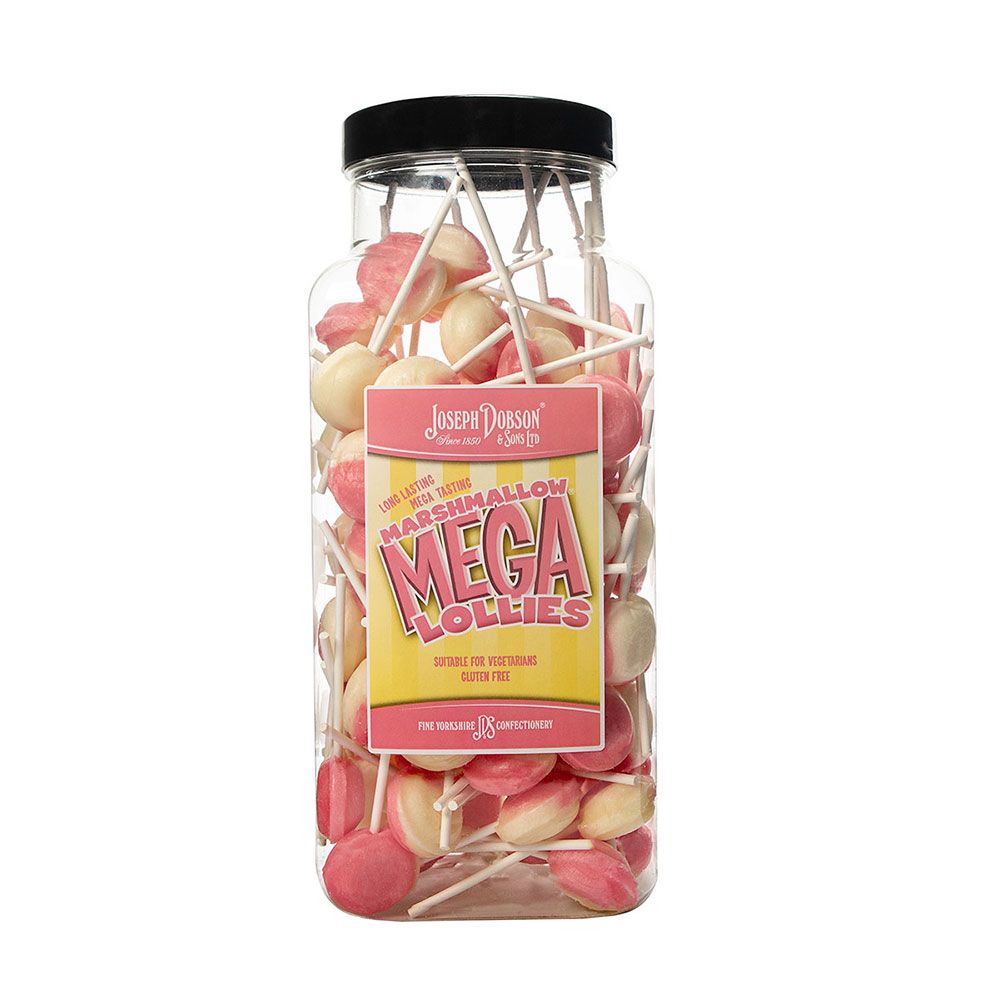 Dobsons Marshmallow Mega Lollies Jar
