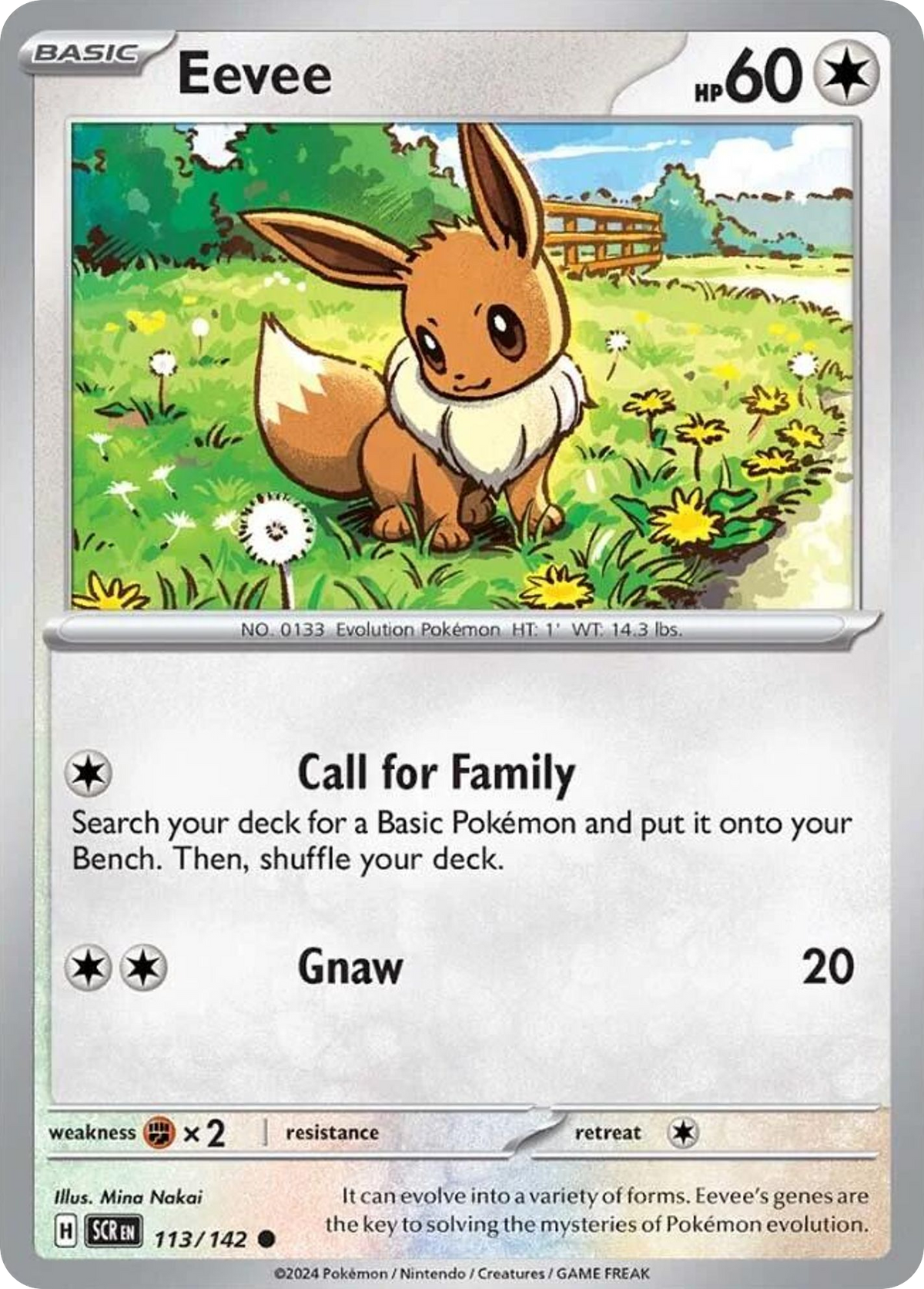 Stellar Crown Eevee 113/142
