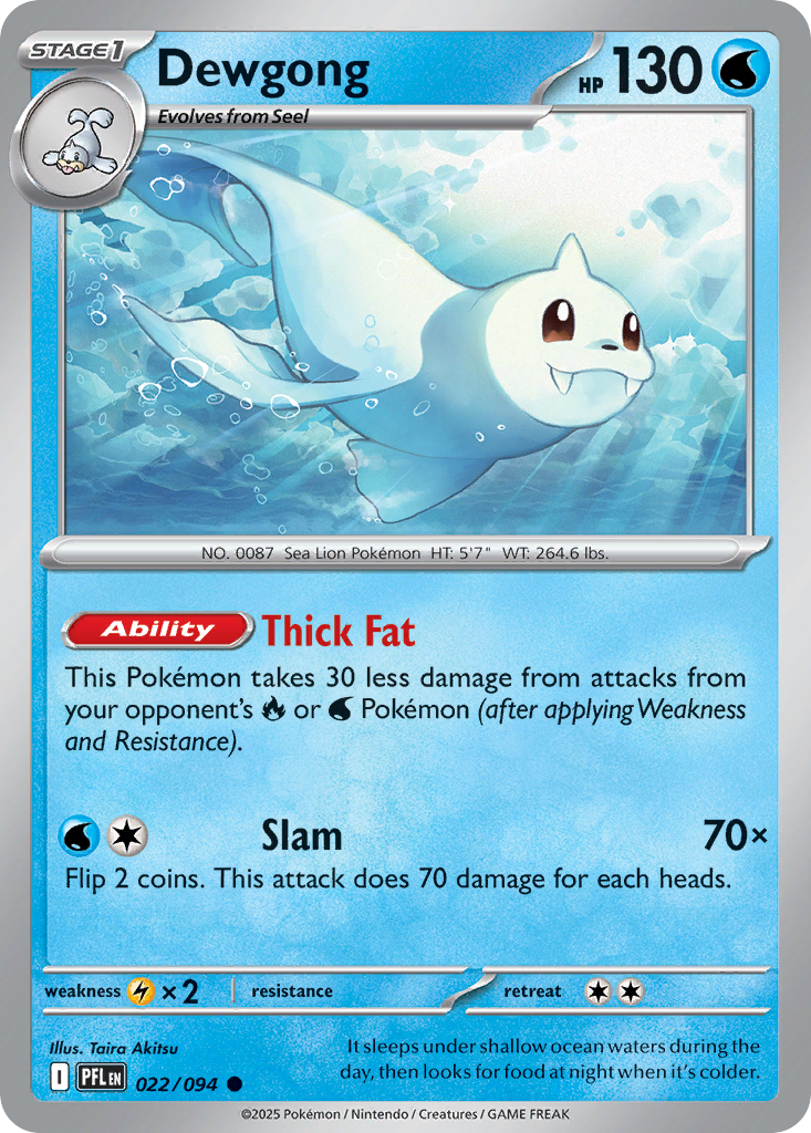 Dewgong Phantasmal Flames 22/094