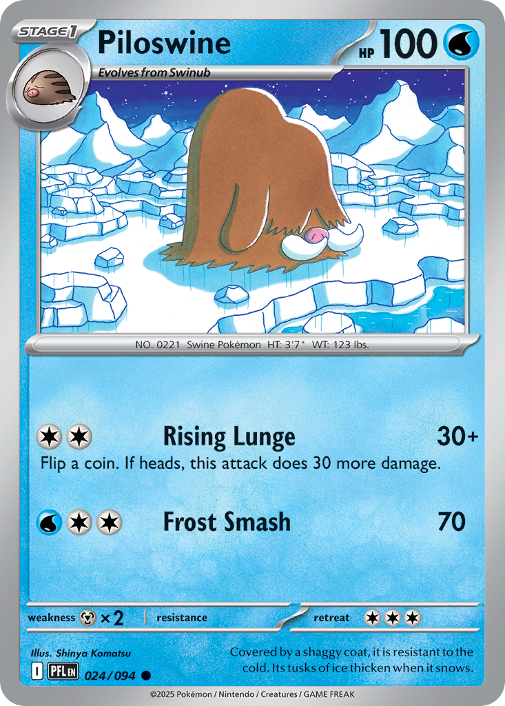 Piloswine Phantasmal Flames 24/094
