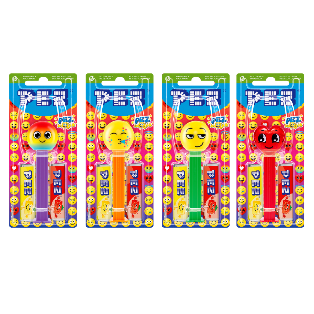 Pez Pezmojis dispenser designs