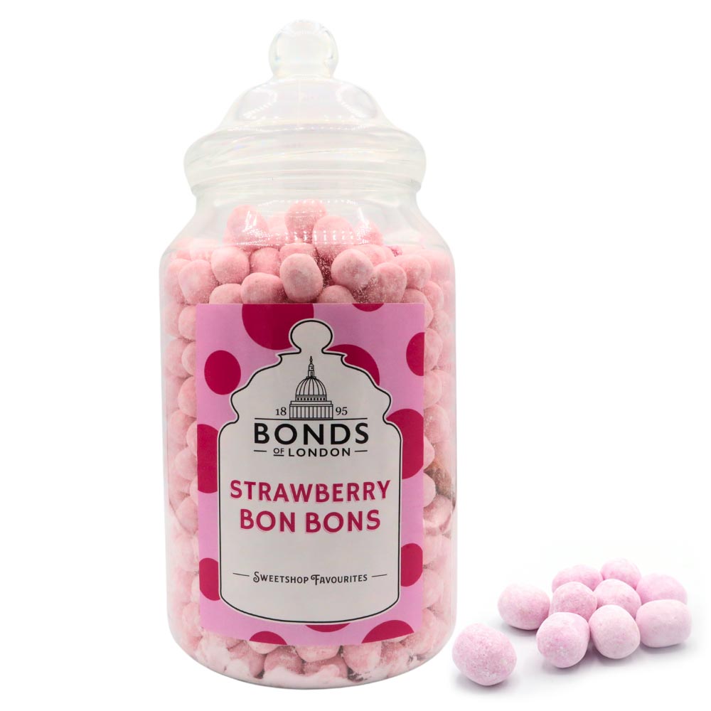 Bonds Strawberry Bon Bons Jar 2.1kg
