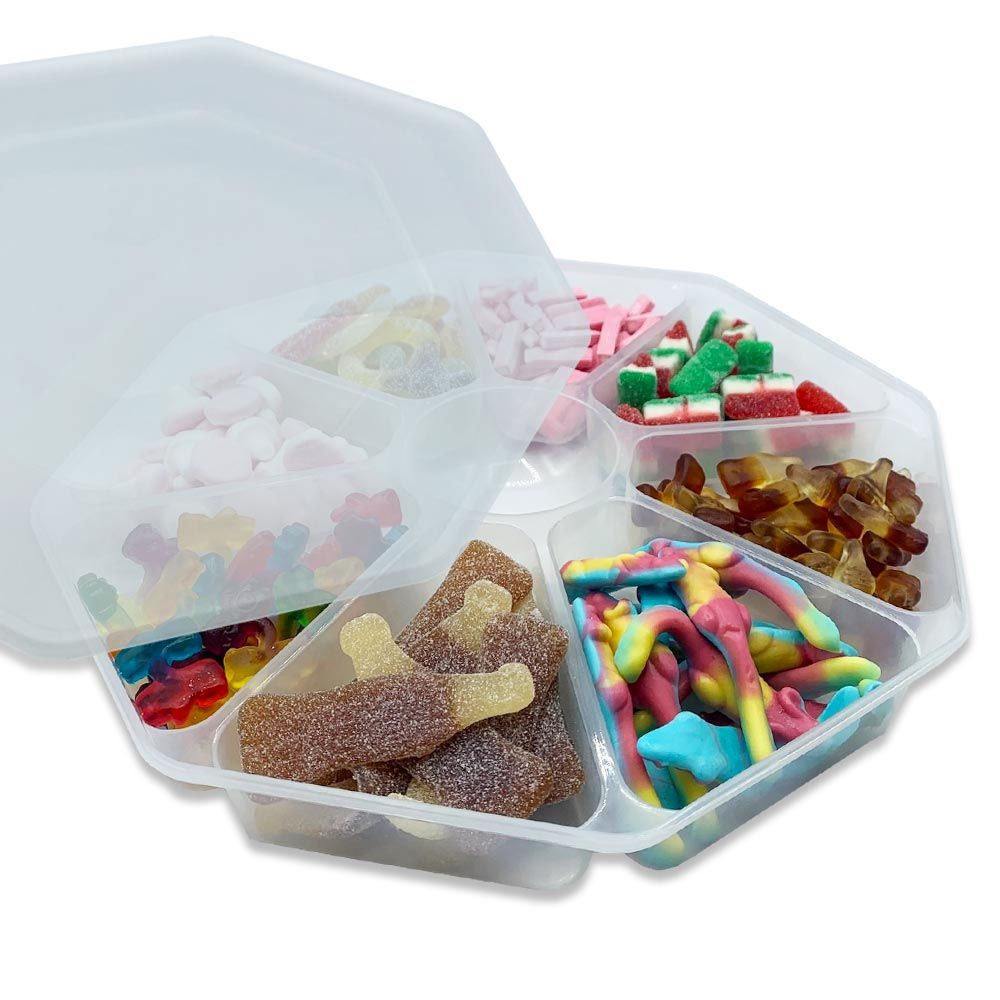8 Section Nibbles Platter & Lid 30cm x 30cm