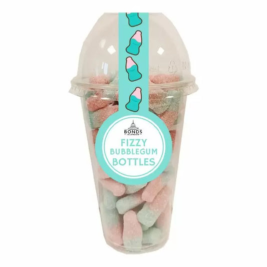 Bonds Fizzy Bubblegum Bottles Candy Cup 230g