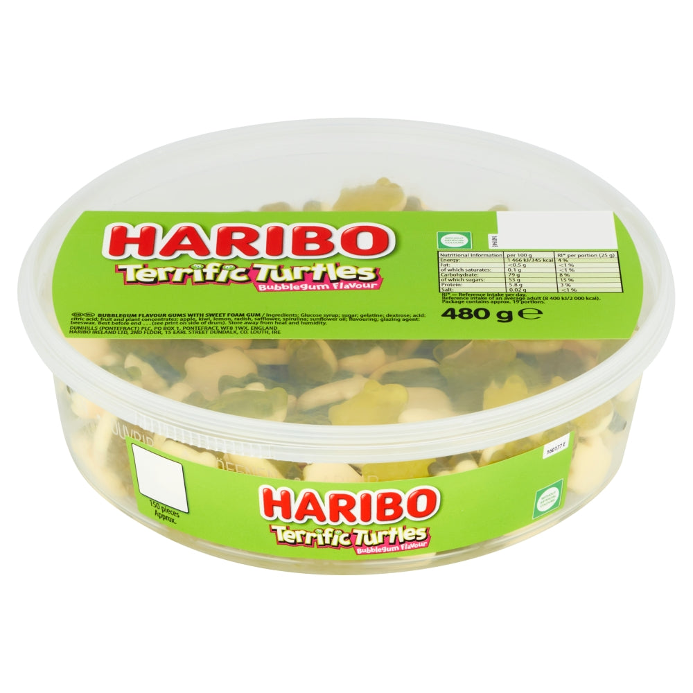 Haribo Terrific Turtles tub