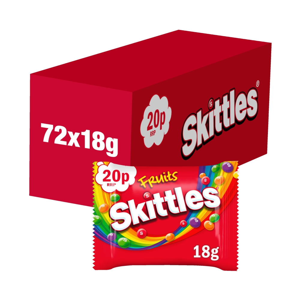Skittles Vegan Fruits Sweets Bag 18g