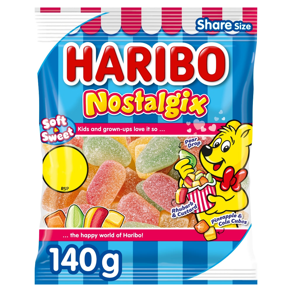 Haribo Nostalgix Share Bags 140g case of 12