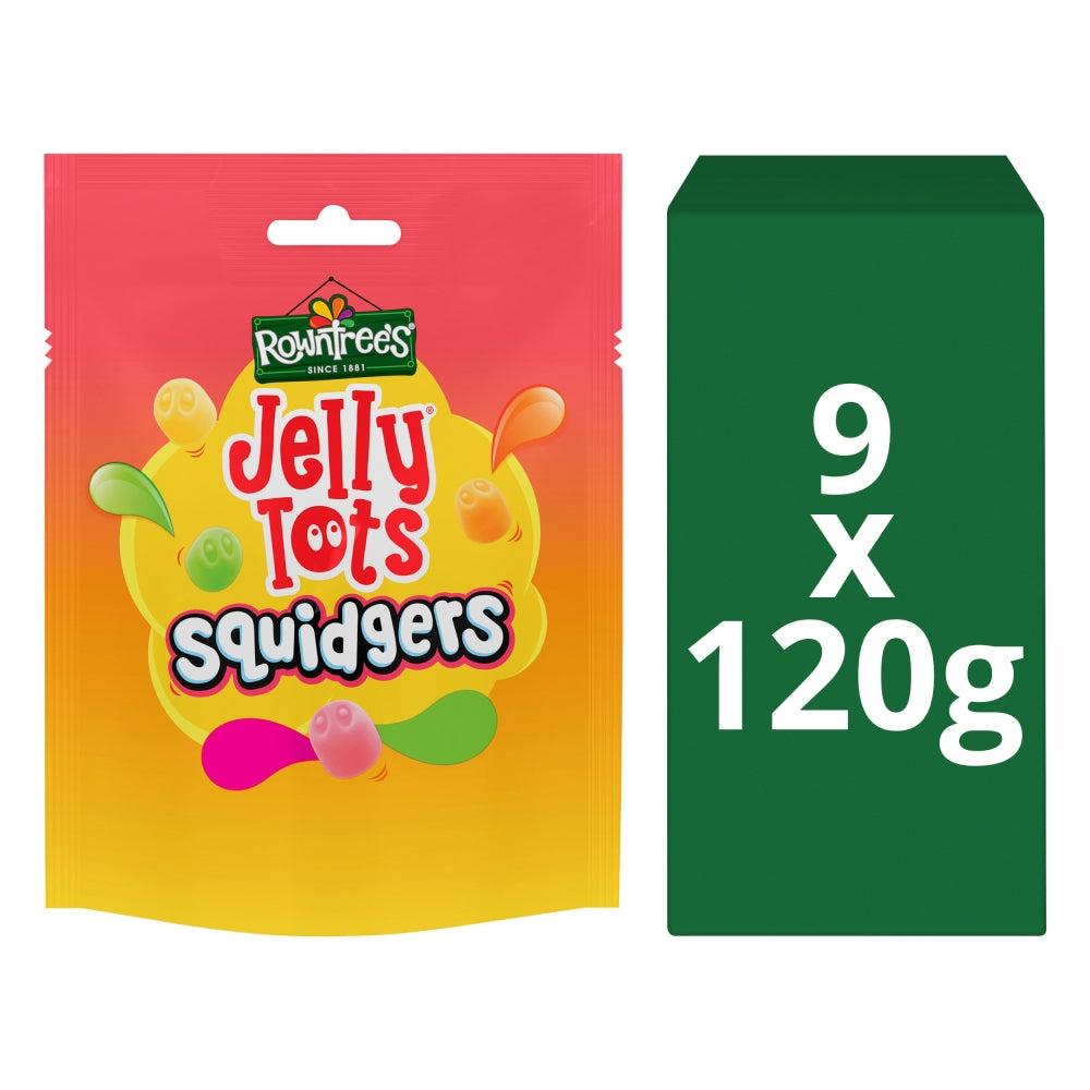 Rowntree's Jelly Tots Squidgers Sweets Sharing Bag 120g