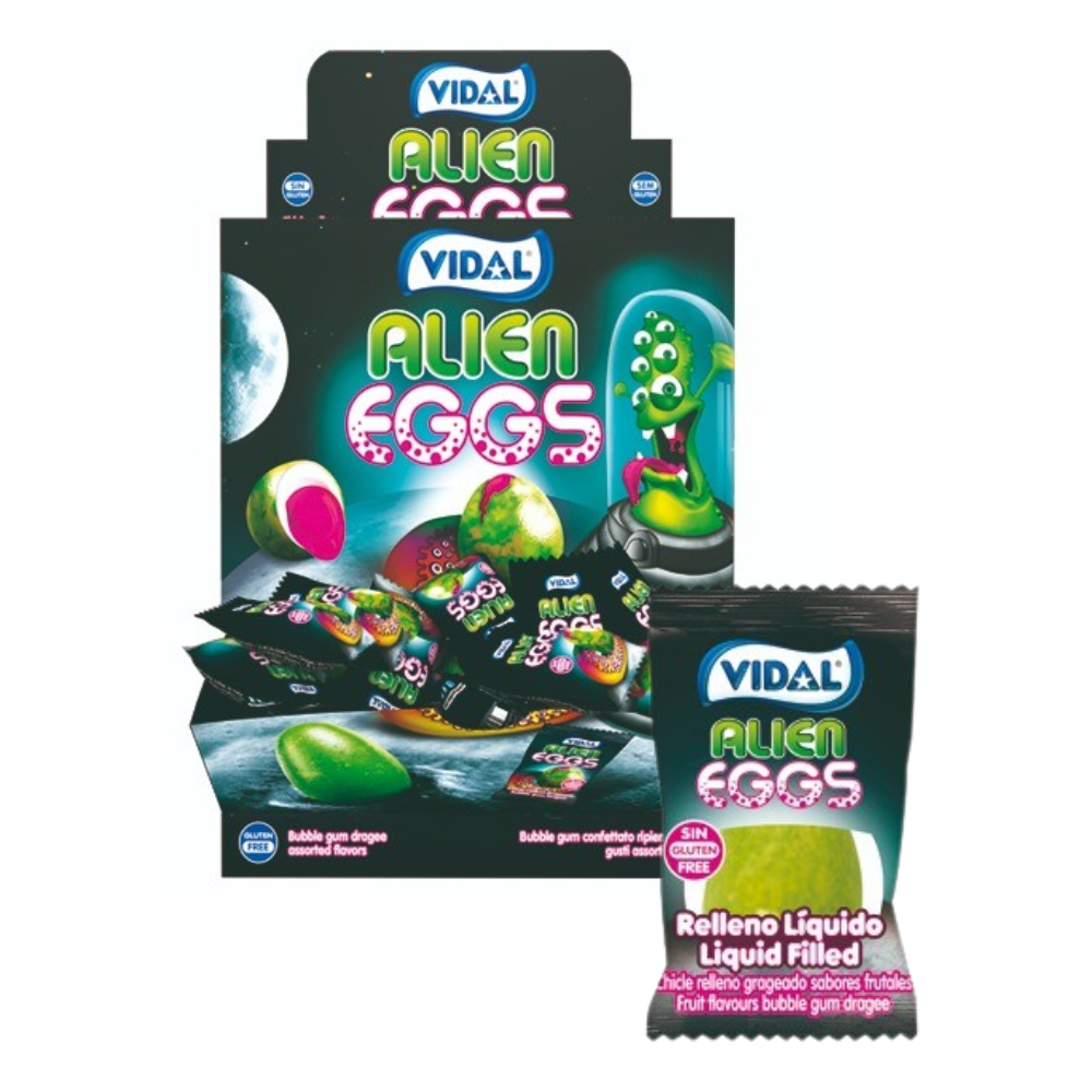 Vidal Alien Eggs Bubblegum Box 1kg