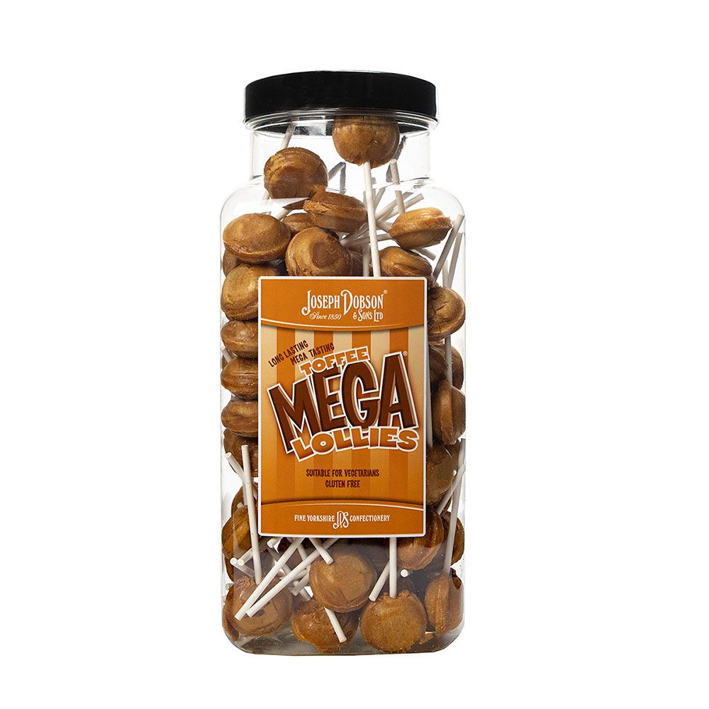 Dobsons Toffee Mega Lollies Jar