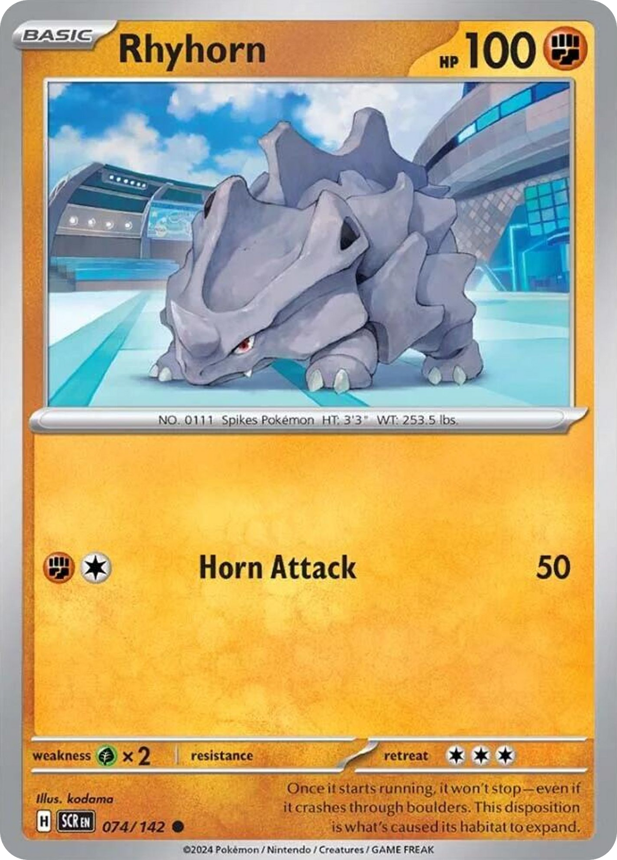 Stellar Crown Rhyhorn 74/142