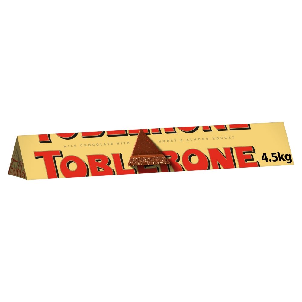 Toblerone Giant Milk Chocolate Extra Large Gift Bar 4.5kg
