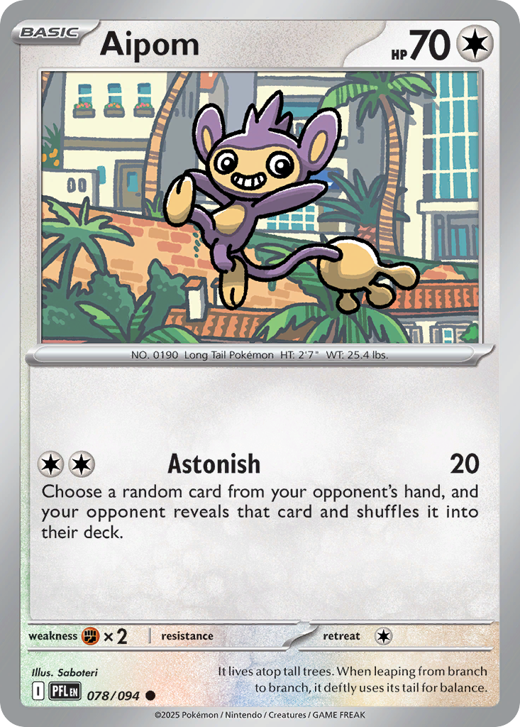 Aipom Phantasmal Flames 78/094