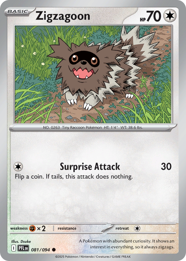 Zigzagoon Phantasmal Flames 81/094
