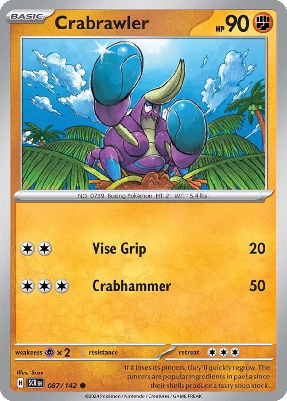 Stellar Crown Crabrawler 87/142