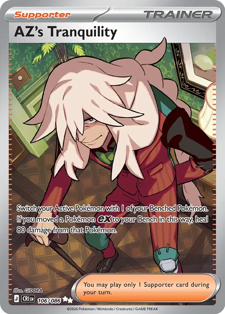 Pokémon TCG: Chaos Rising — AZ's Tranquility 106/086