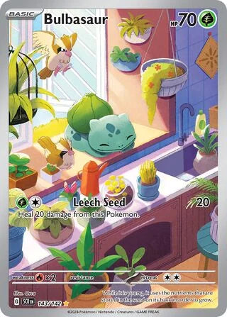 Pokémon TCG: Stellar Crown — Bulbasaur 143/142