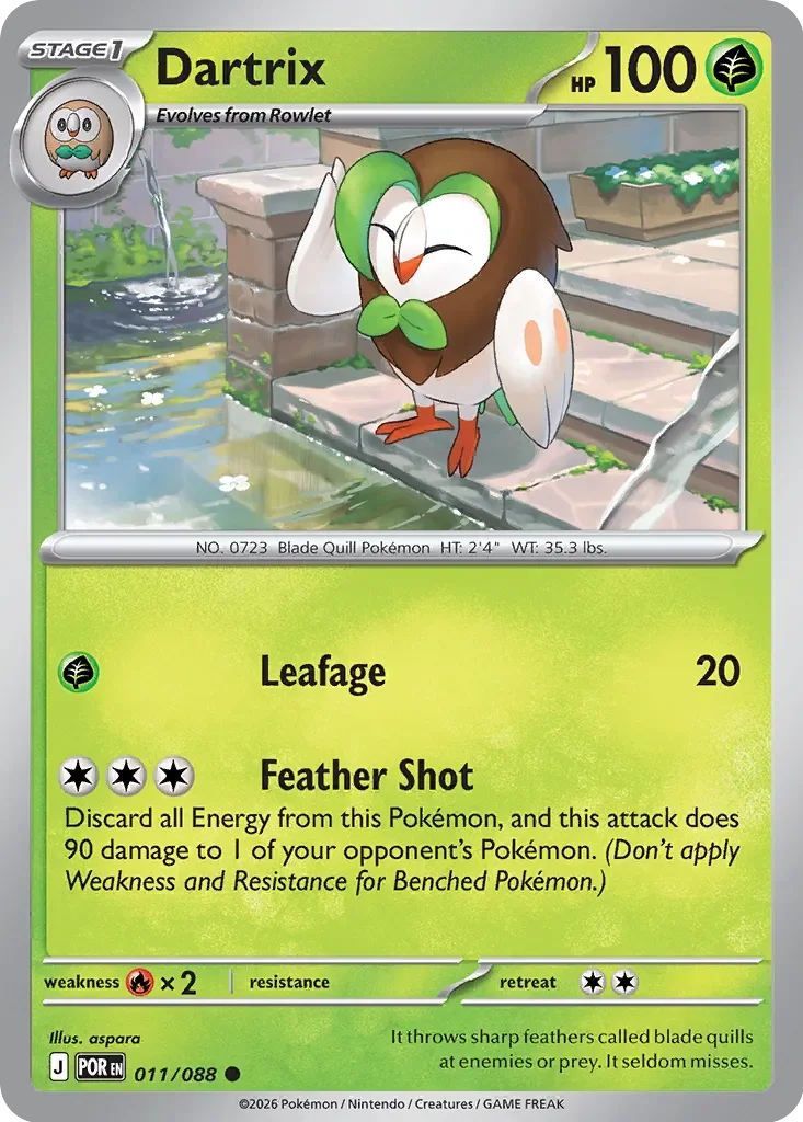 Pokémon TCG: Perfect Order — Dartrix 11/088