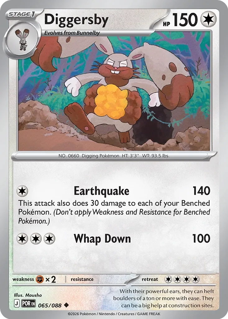 Pokémon TCG: Perfect Order — Diggersby 65/088
