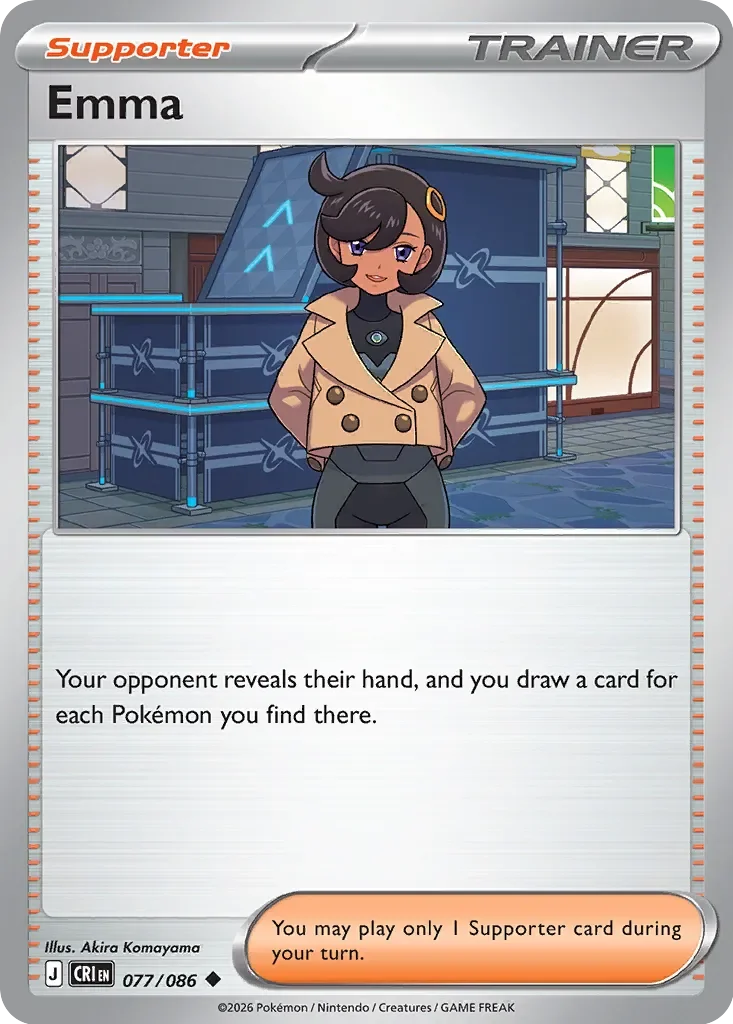 Pokémon TCG: Chaos Rising — Emma 77/086