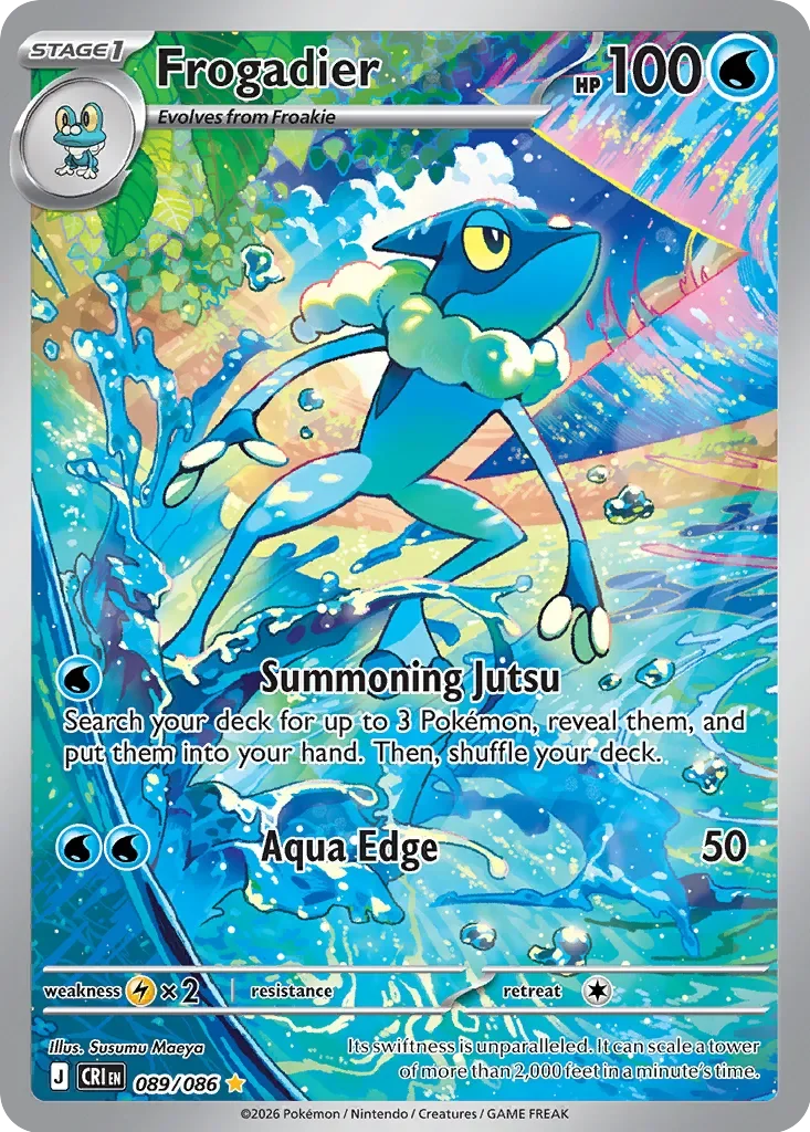 Pokémon TCG: Chaos Rising — Frogadier 89/086