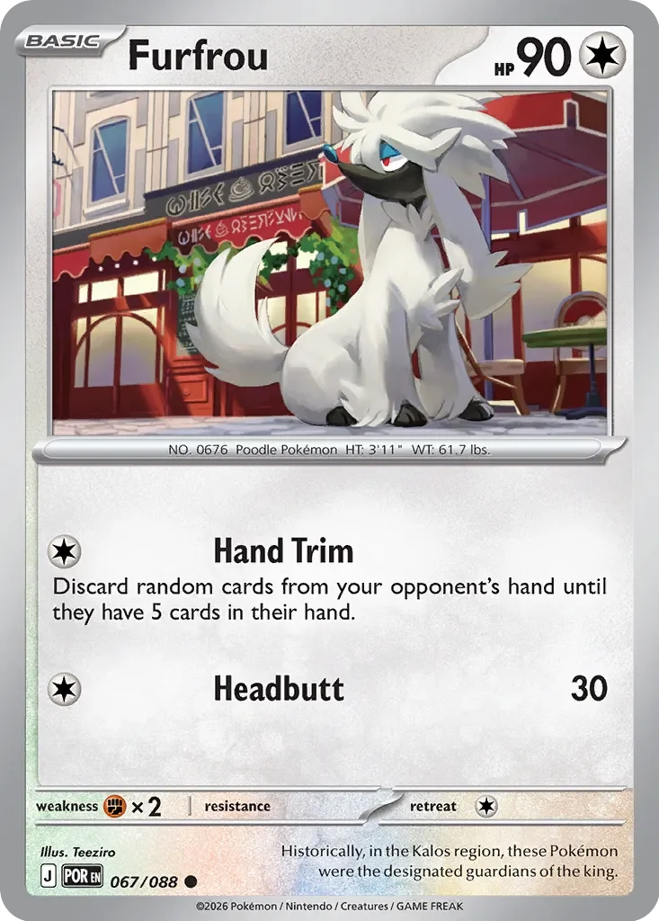 Pokémon TCG: Perfect Order — Furfrou 67/088