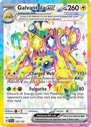 Pokémon TCG: Stellar Crown — Galvantula ex 159/142