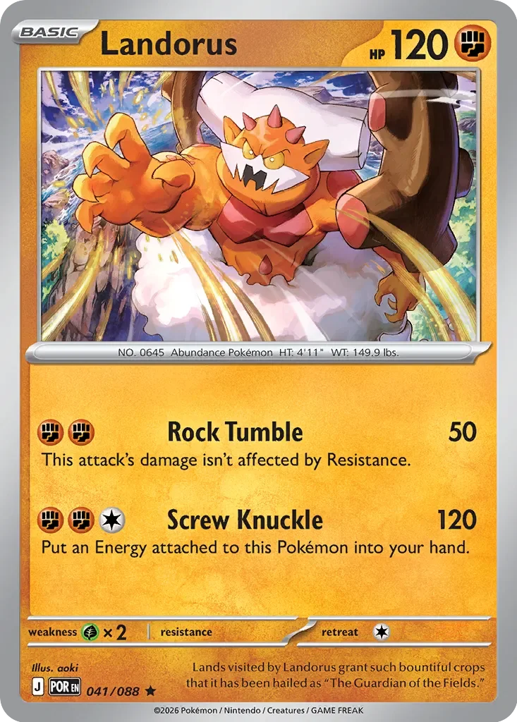 Pokémon TCG: Perfect Order — Landorus 41/088