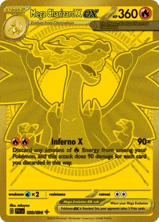 Pokémon TCG: Phantasmal Flames — Mega Charizard X ex 130/094