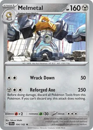 Pokémon TCG: Stellar Crown — Melmetal 104/142