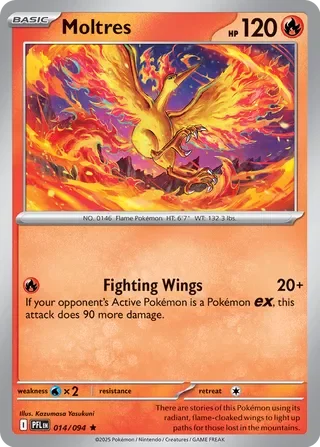 Pokémon TCG: Phantasmal Flames — Moltres 14/094