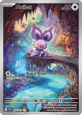 Pokémon TCG: Journey Together — Noibat 169/159