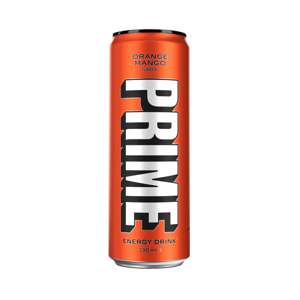 PRIME ENERGY DRINK ORANGE MANGO BY LOGAN PAUL & KSI 355ML