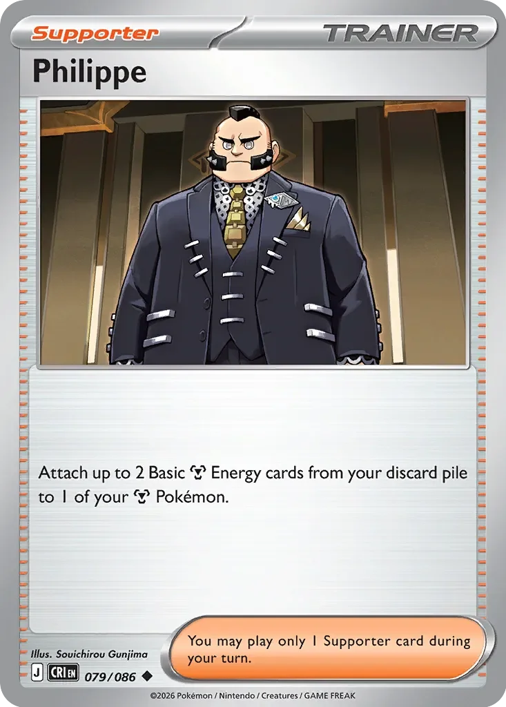Pokémon TCG: Chaos Rising — Philippe 79/086