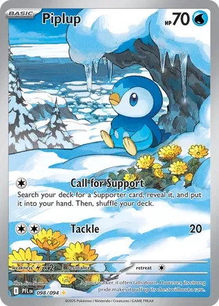 Pokémon TCG: Phantasmal Flames — Piplup 98/094