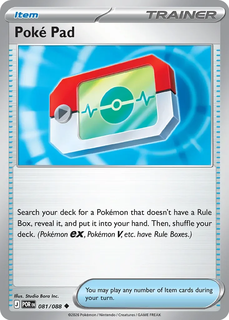 Pokémon TCG: Perfect Order — Poké Pad 81/088