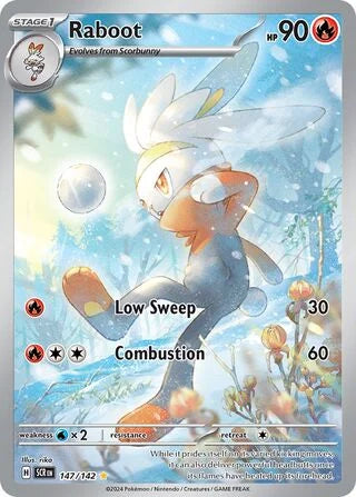 Pokémon TCG: Stellar Crown — Raboot 147/142