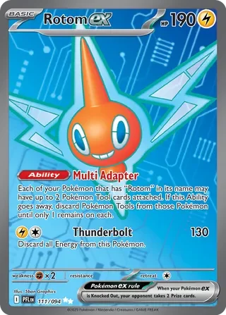 Pokémon TCG: Phantasmal Flames — Rotom ex 111/094