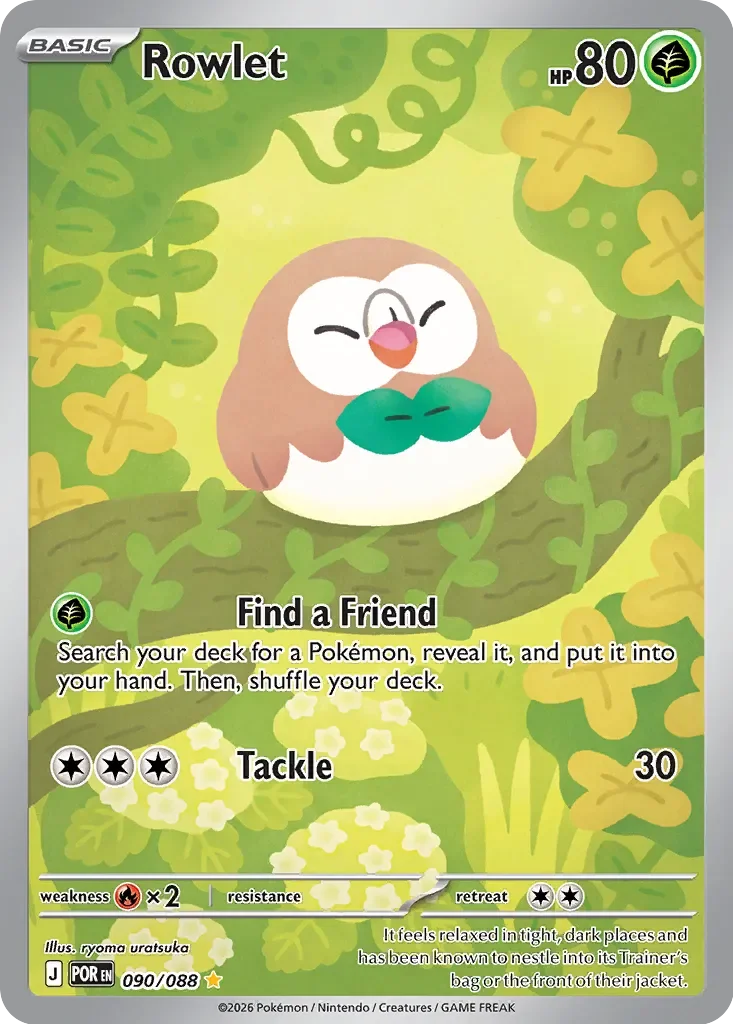 Pokémon TCG: Perfect Order — Rowlet 90/088
