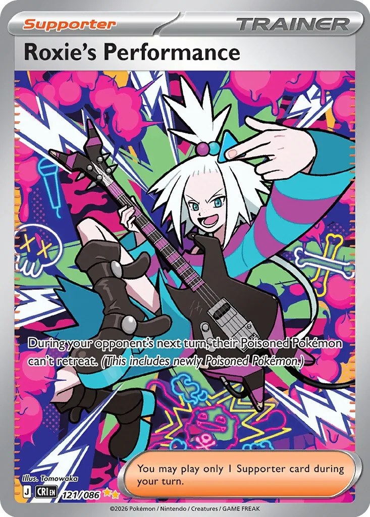 Pokémon TCG: Chaos Rising — Roxie's Performance 121/086