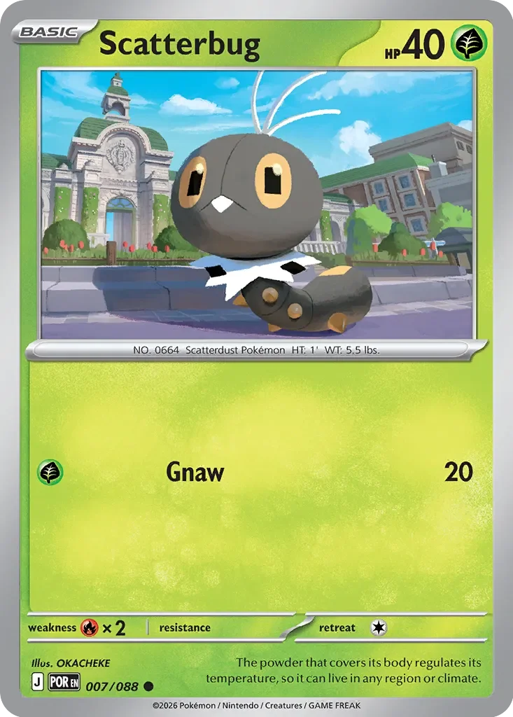 Pokémon TCG: Perfect Order — Scatterbug 7/088