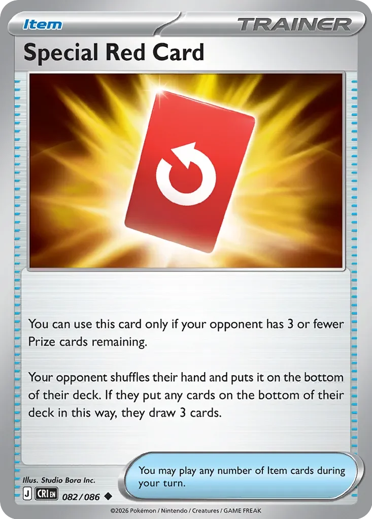 Pokémon TCG: Chaos Rising — Special Red Card 82/086