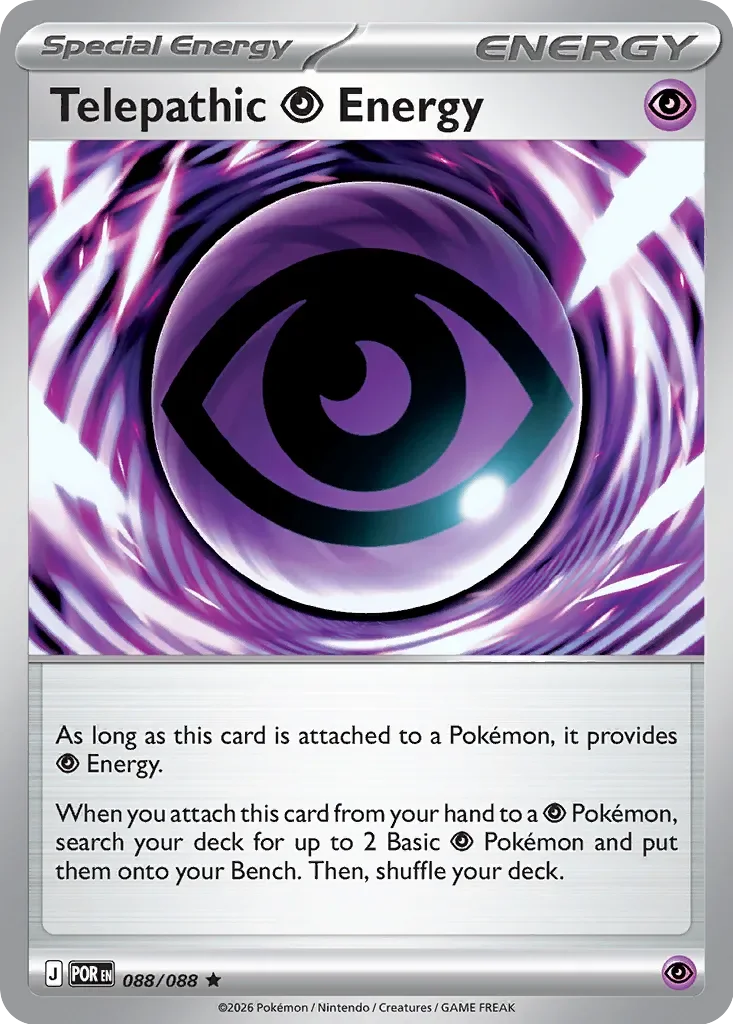 Pokémon TCG: Perfect Order — Telepathic Psychic Energy 88/088