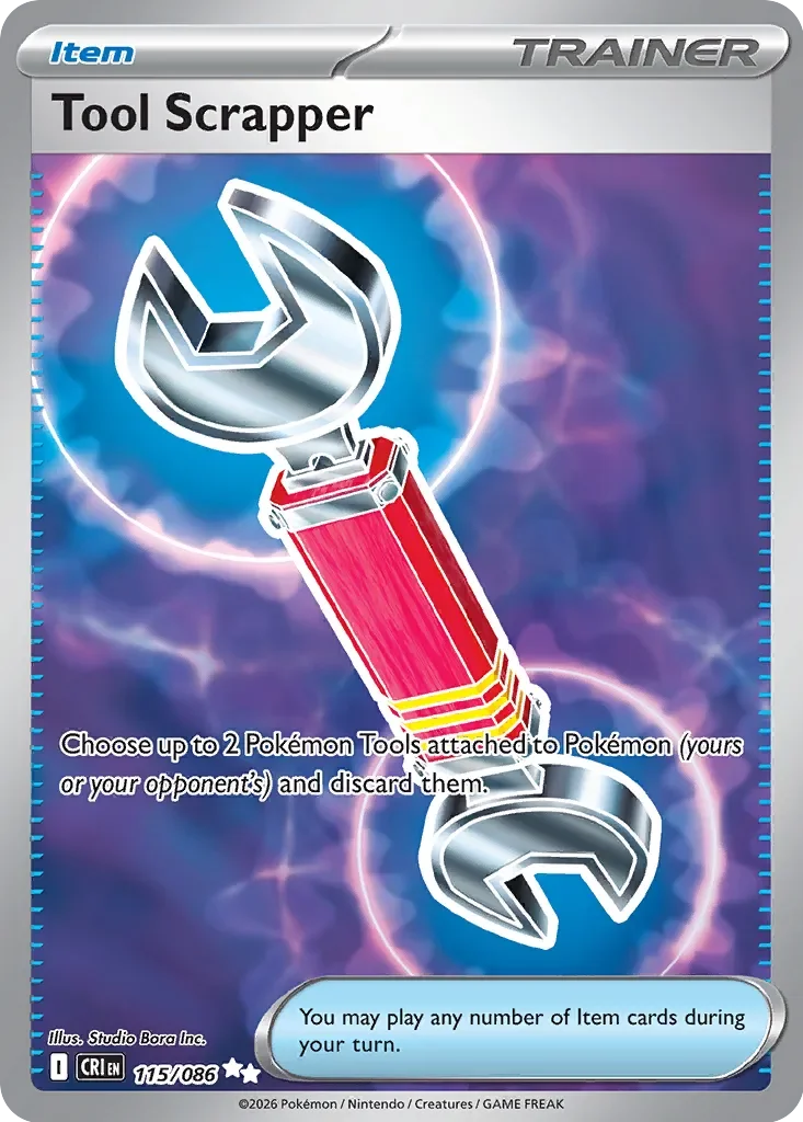 Pokémon TCG: Chaos Rising — Tool Scrapper 115/086