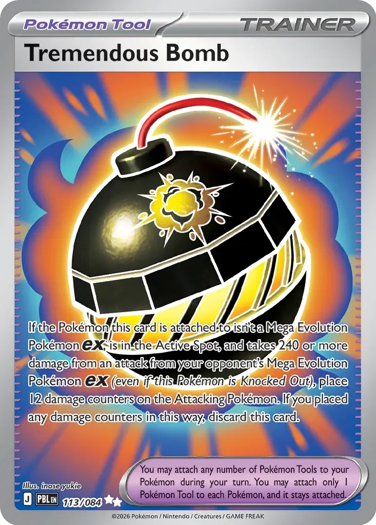 Pokémon TCG: Pitch Black — Tremendous Bomb 113/084