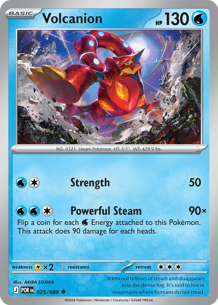 Pokémon TCG: Perfect Order — Volcanion 25/088