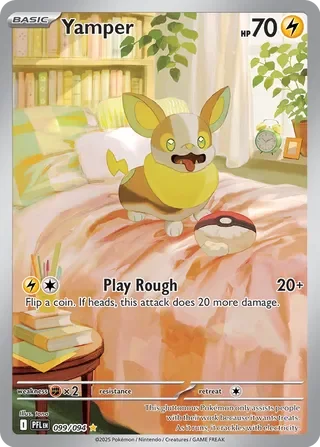 Pokémon TCG: Phantasmal Flames — Yamper 99/094