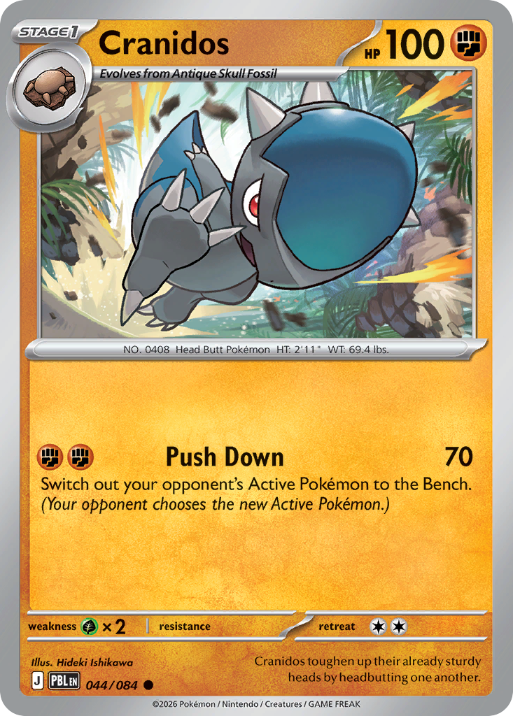 Cranidos Pitch Black 44/084