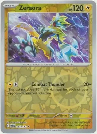 Pokémon TCG: Stellar Crown — Zeraora 55/142