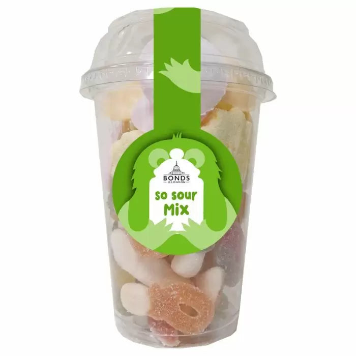Bonds So Sour Mix candy cup